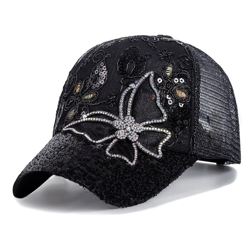 Casquette Papillon (Modèle: Noir)