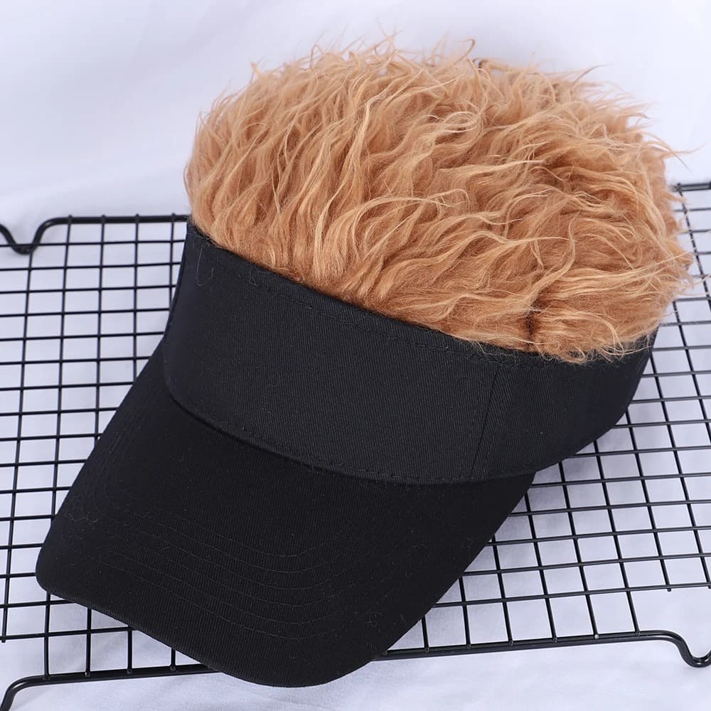 Casquette Perruque (Couleur: Chatain)