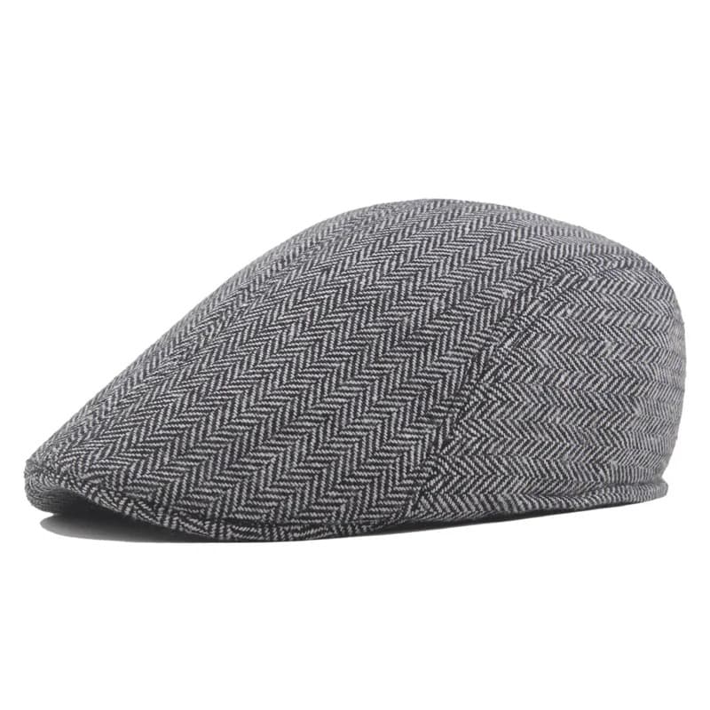 Casquette Plate Classique (Modèle: Gris Clair)