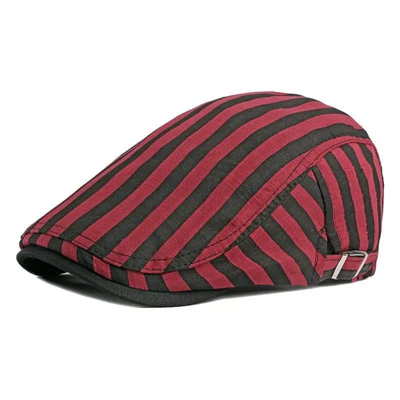 Casquette Plate à L'ancienne (Modèle: Rouge)