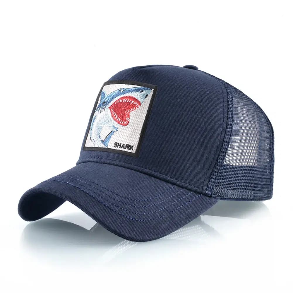 Casquette Trucker Requin (Modèle: Navy)