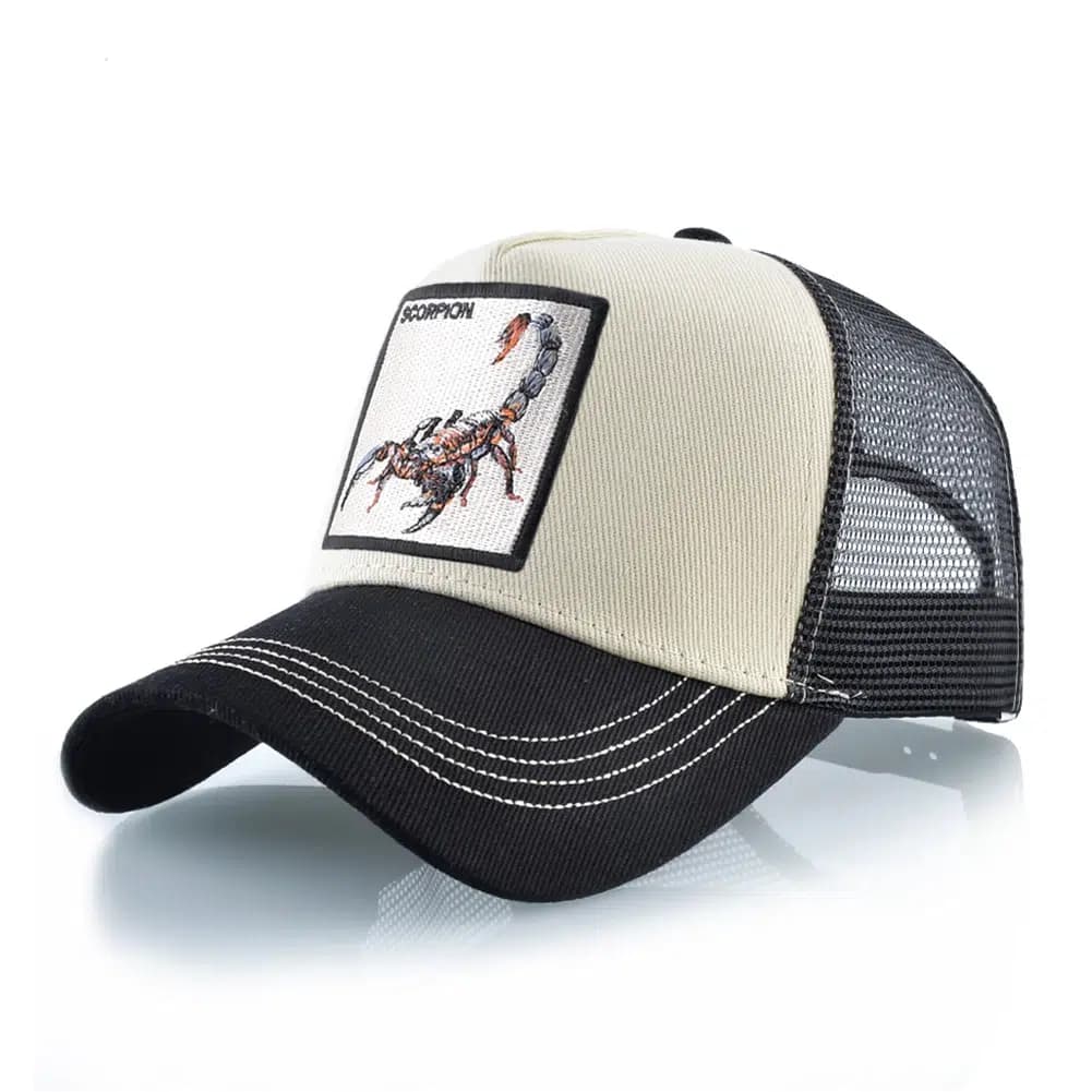 Casquette Trucker Scorpion (Modèle: Beige)