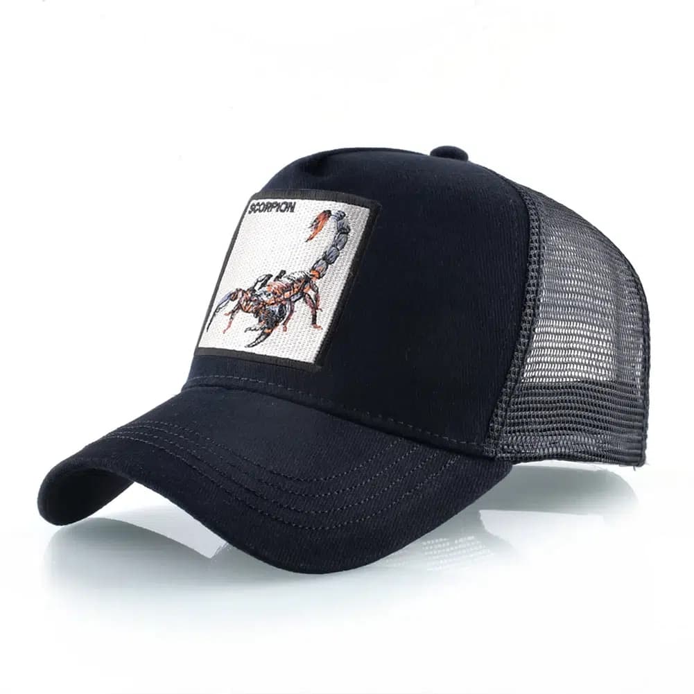 Casquette Trucker Scorpion (Modèle: Noir)