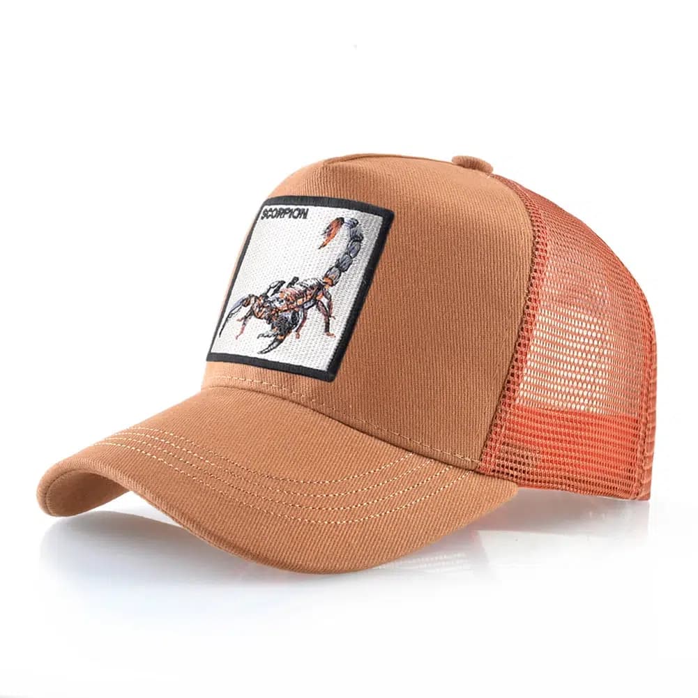 Casquette Trucker Scorpion (Modèle: Orange)