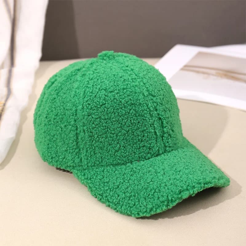 Casquette Verte en Laine