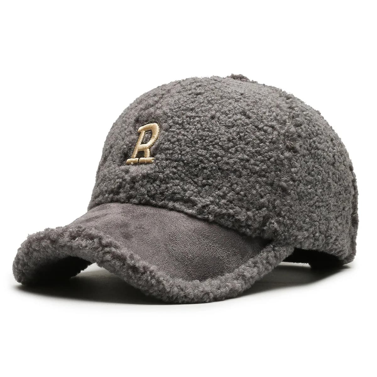 Casquette en Laine Pour Femme (Modèle: Gris)
