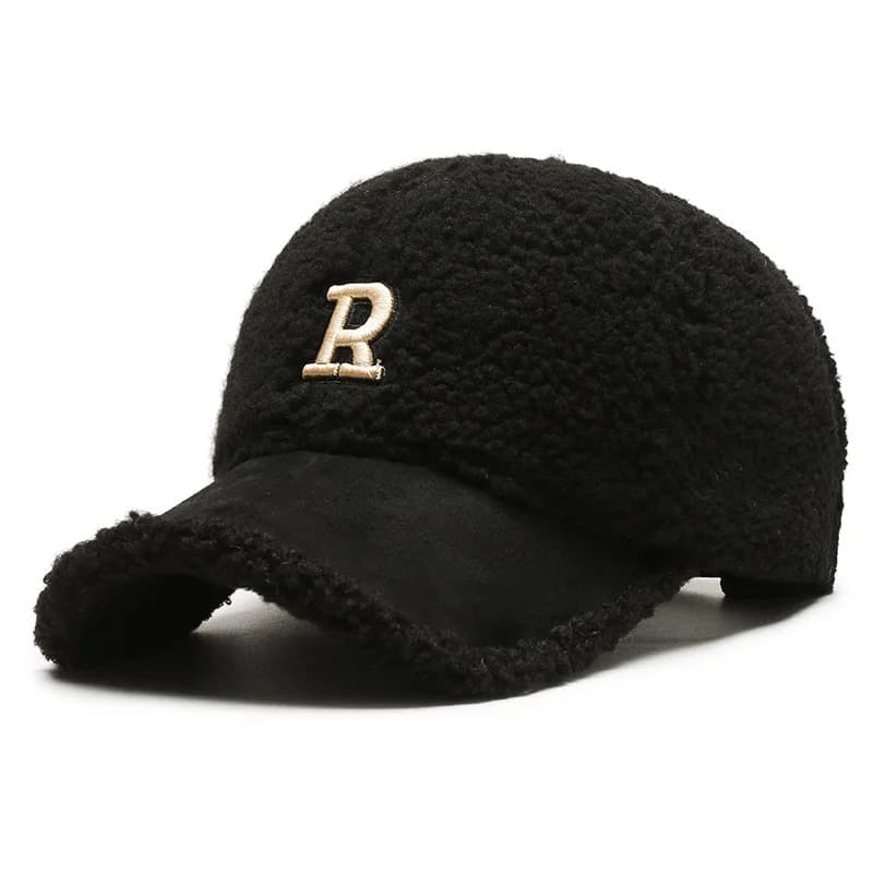 Casquette en Laine Pour Femme (Modèle: Noir)