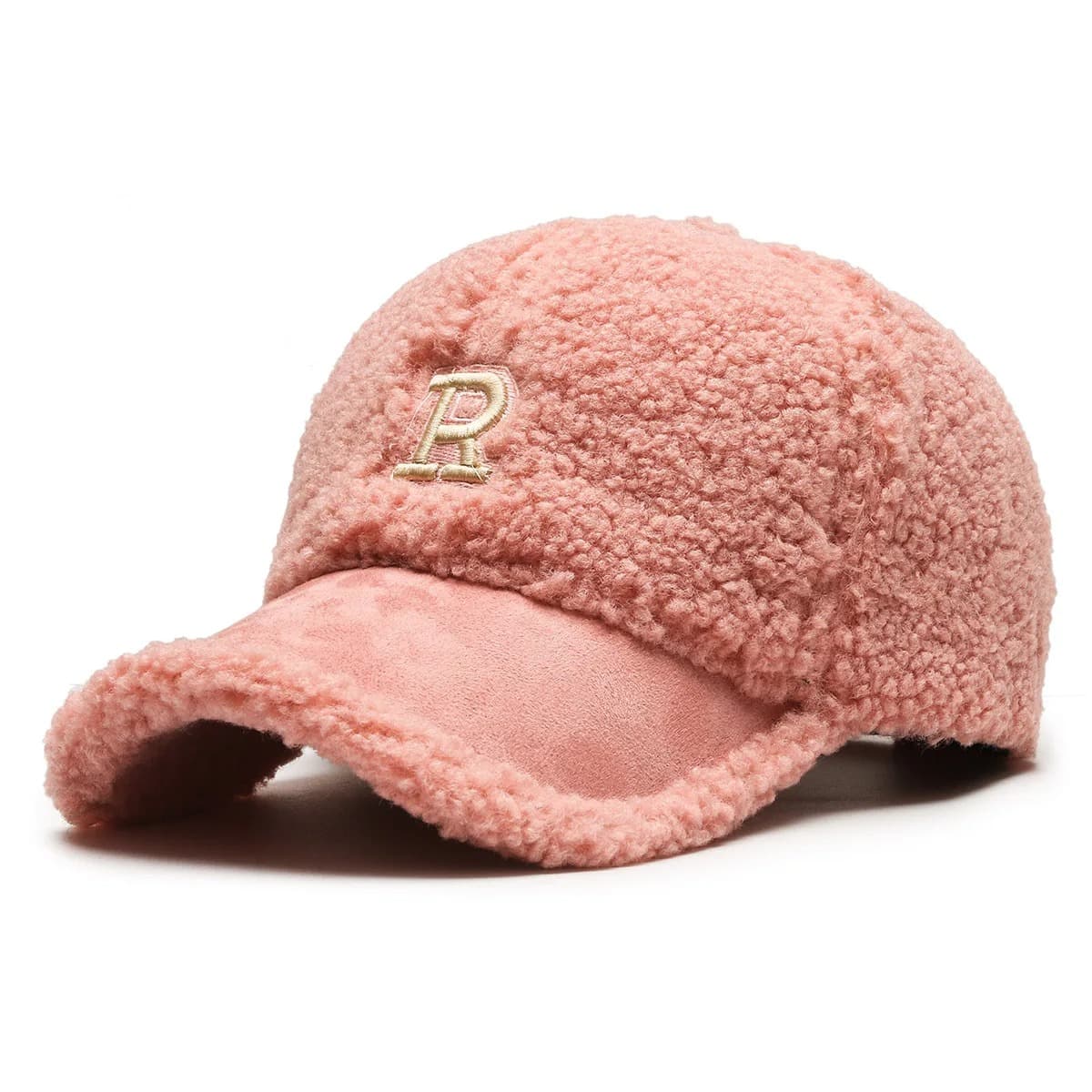 Casquette en Laine Pour Femme (Modèle: Rose)