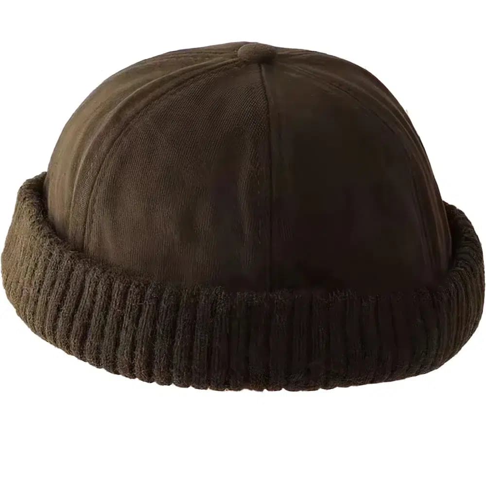 Casquette Docker Molleton (Couleur: Marron)