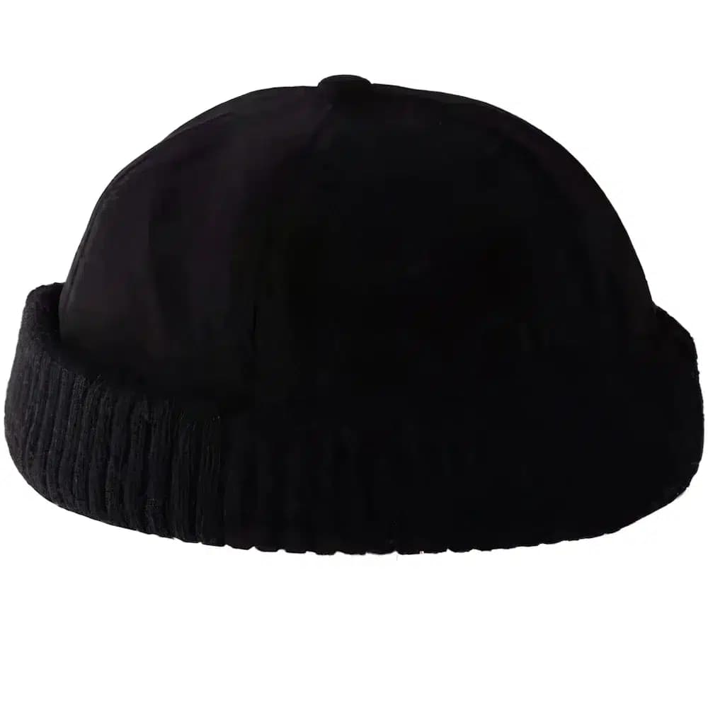 Casquette Docker Molleton (Couleur: Noir)