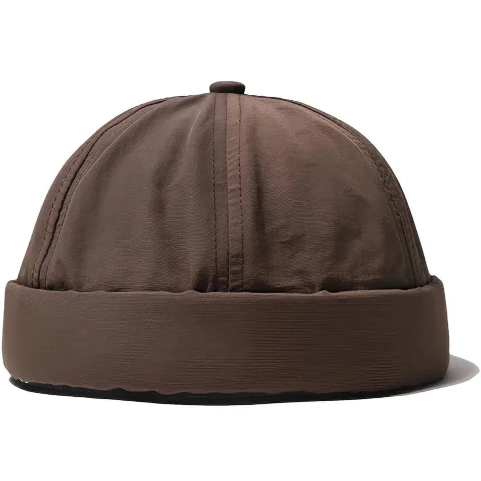 Casquette Docker Nylon (Couleur: Marron)