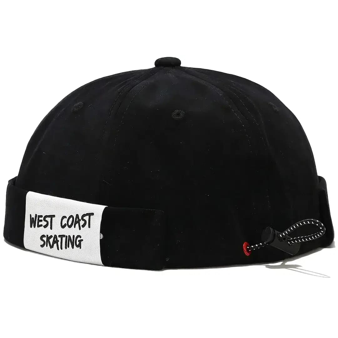 Casquette Docker Skate (Couleur: Noir)
