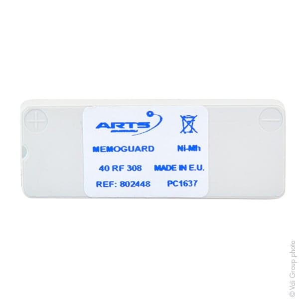 Arts Energy - Accus NiMH ls Memoguard 40RF308 3.6V 80mAh CI -