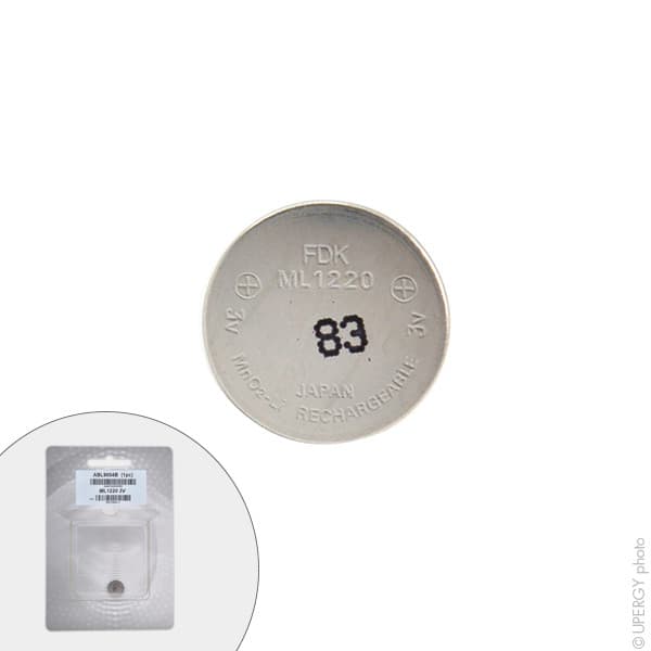 Tipsun - Accus bouton Lithium ML1220 3V 18mAh
