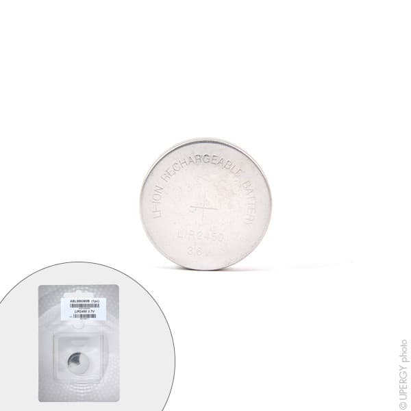 NX - Accus bouton Lithium LIR2450 3.6V 120mAh