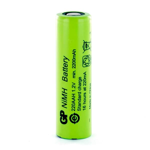GP - Accus NiMH ls GP220AAH 1.2V 2200mAh FT