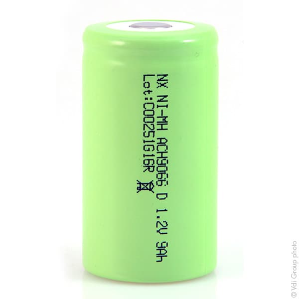 NX - Accus NiMH ls D HD 1.2V 9000mAh FT