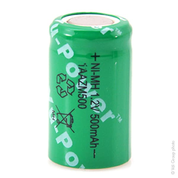 Yuasa - Accus NiMH ls 1/2AA 1AAZM500 1.2V 500mAh FT