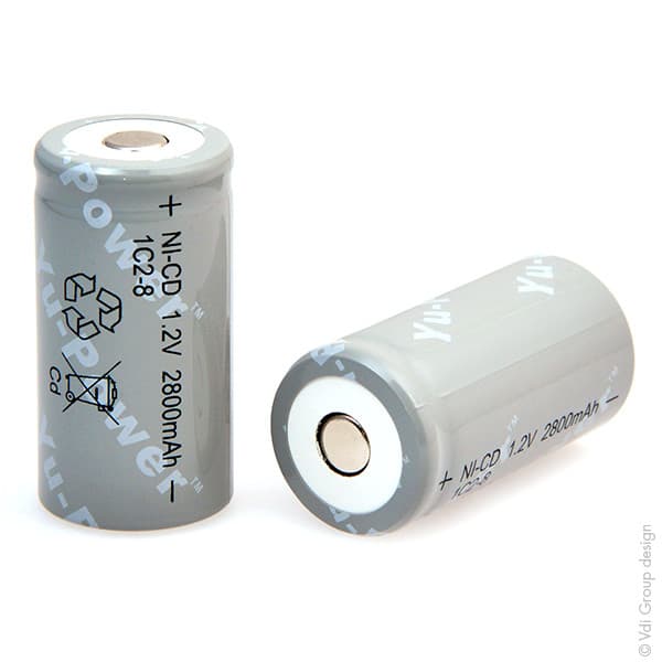 Yuasa - Accu NiCd C 1C2-8 1.2V 2800mAh FT