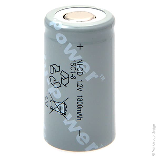 Yuasa - Accu NiCd SC 1SC1-8 1.2V 1800mAh FT