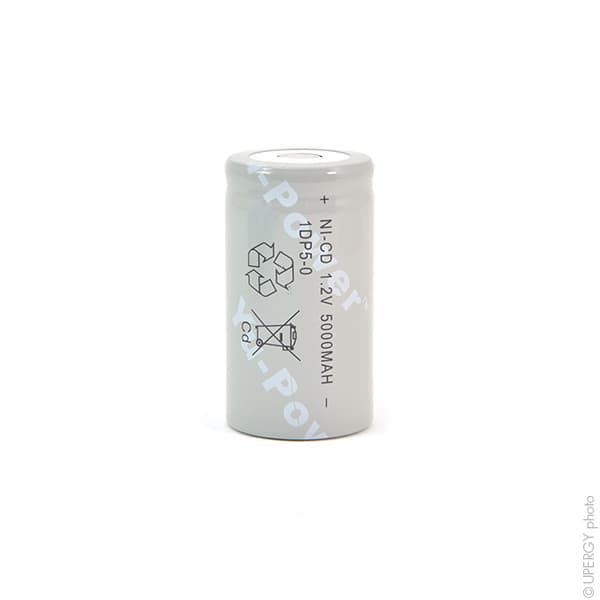 Yuasa - Accu NiCd D 1DP5-0 HD 1.2V 5000mAh FT