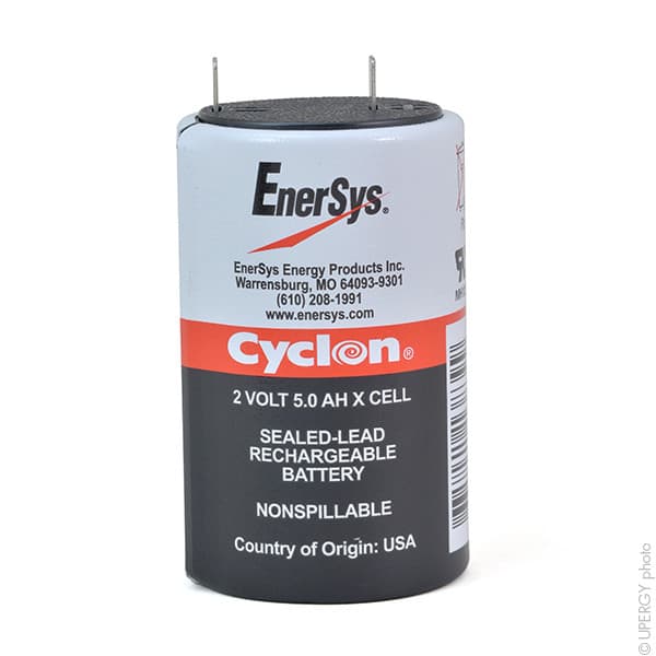 Enersys - Batterie cyclon Enersys 0800-0004 (X cell) 2V 5Ah F4.8