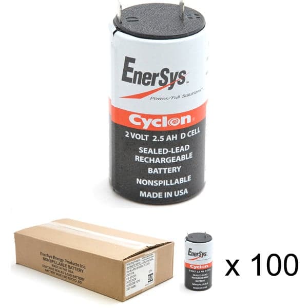 Enersys - Batterie cyclon Enersys 0810-0004 (D cell) 2V 2.5Ah F4.8