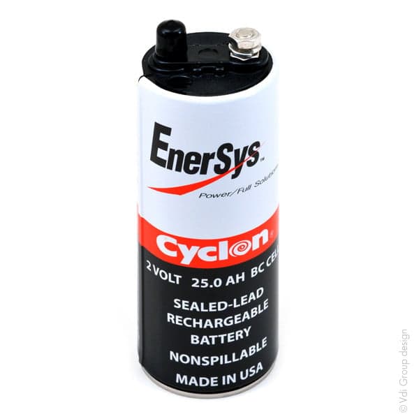 Enersys - Batterie cyclon Enersys 0820-0004 (BC cell) 2V 25Ah M6/M8