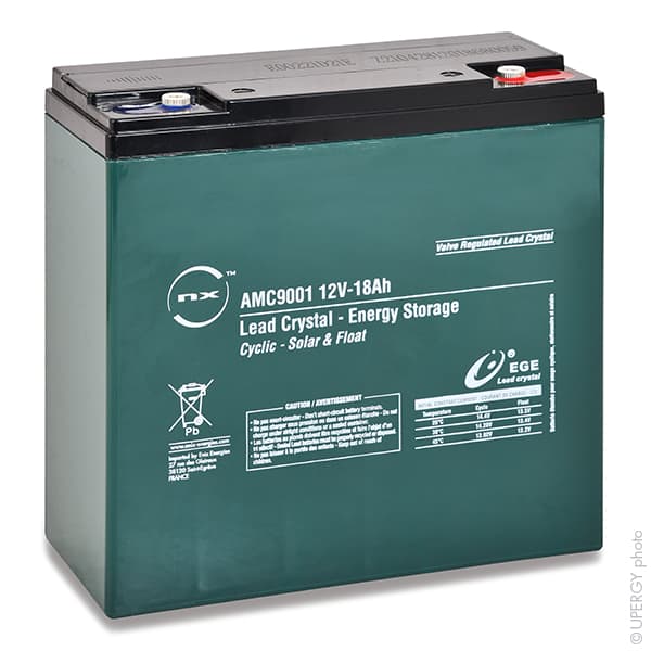 NX - Batterie lead crystal 6-CNFJ-18 12V 18Ah M5-F