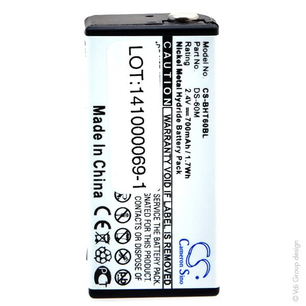 NX - Batterie lecteur codes barres 2.4V 700mAh