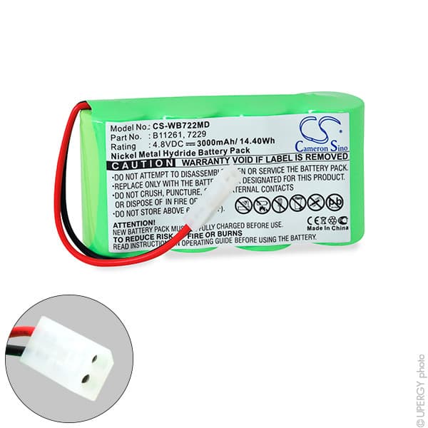 CS - Batterie médicale rechargeable 4.8V 3000mAh