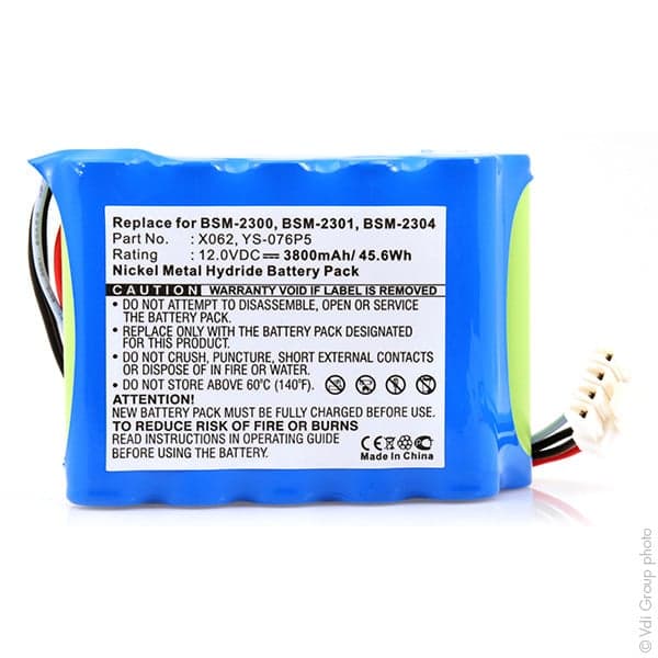 CS - Batterie médicale rechargeable 12V 3800mAh