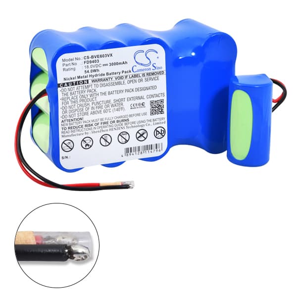 NX - Batterie aspirateur balai compatible Bosch 18V 3000mAh