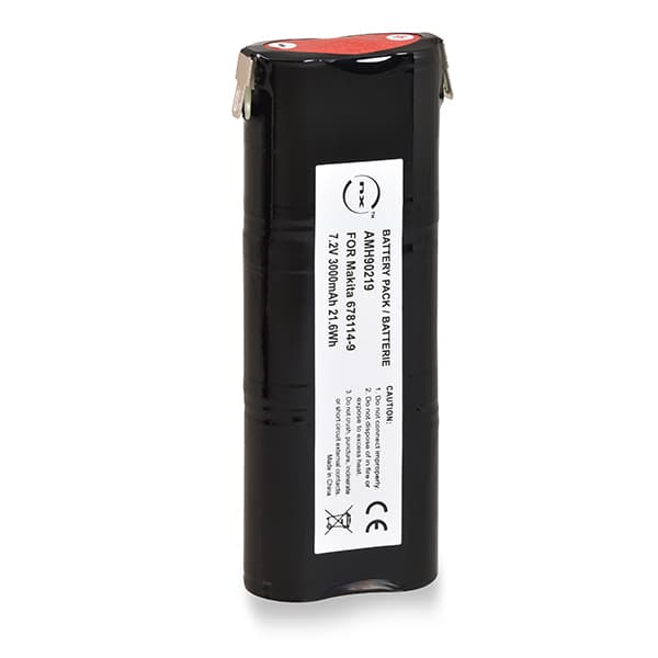 NX - Batterie aspirateur à main compatible Makita 7.2V 3000mAh