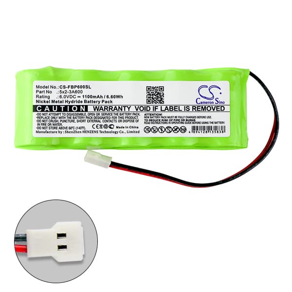 NX - Batterie  de mesure pour FLUKE ANALYZERS MEMOBOX 6V 1100mAh