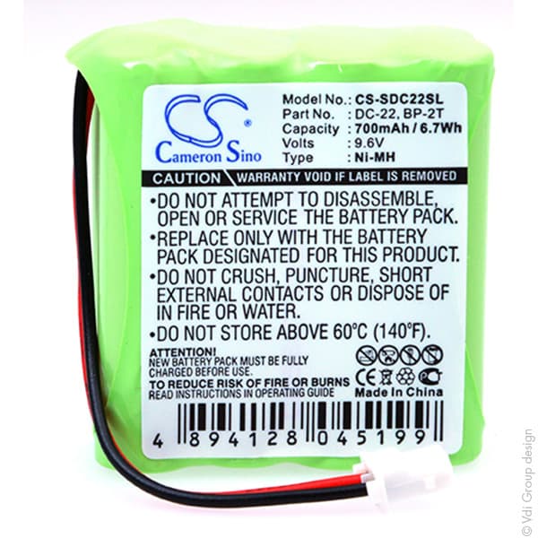 NX - Batterie collier pour chien 9.6V 700mAh