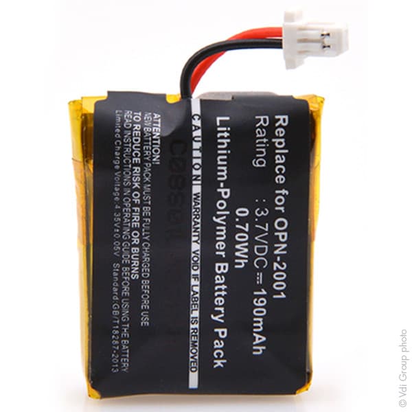 NX - Batterie lecteur codes barres 3.7V 190mAh