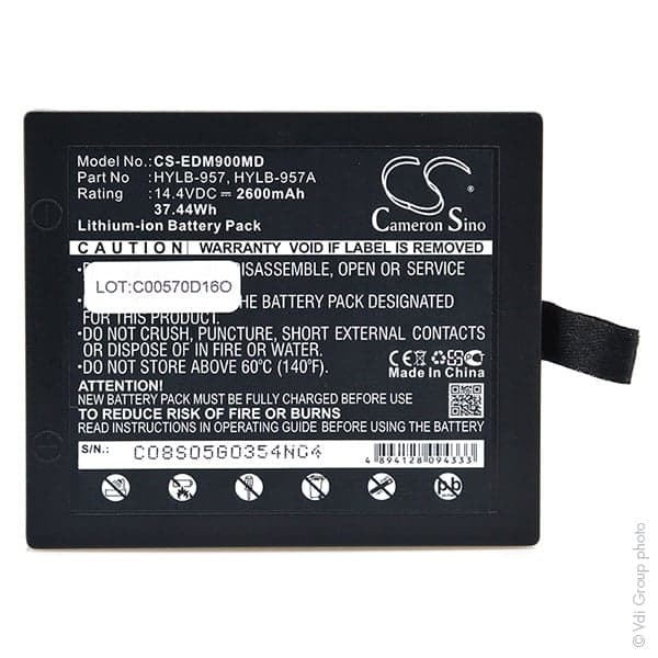 CS - Batterie médicale rechargeable 14.4V 2600mAh