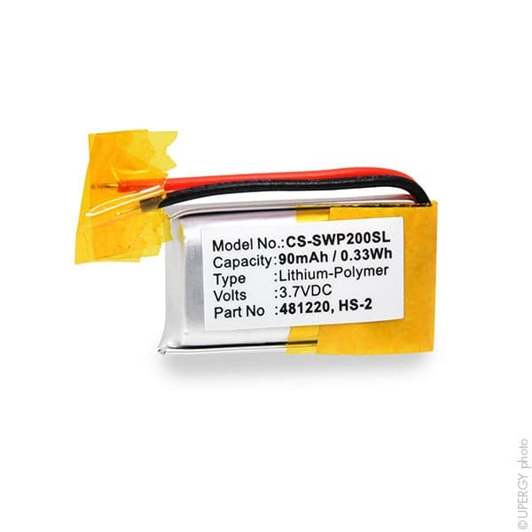 NX - Batterie casque audio 3.7V 90mAh