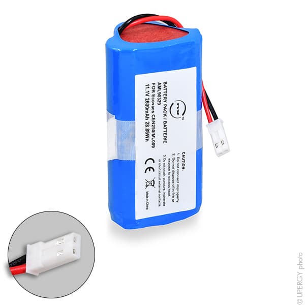 NX - Batterie aspirateur compatible Ecovacs 11.1V 2600mAh