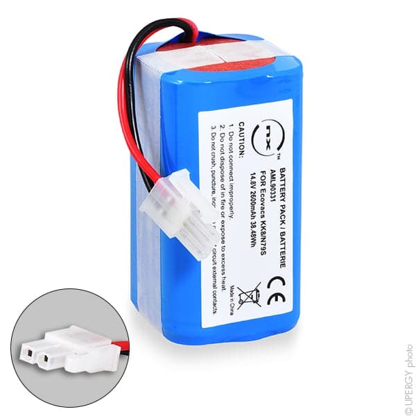 NX - Batterie aspirateur compatible Ecovacs 14.8V 2600mAh