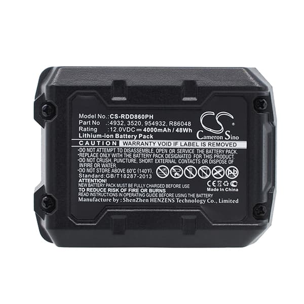 NX - Batterie visseuse, perceuse, perforateur, ... compatible AEG / Ridgid 12V 4Ah