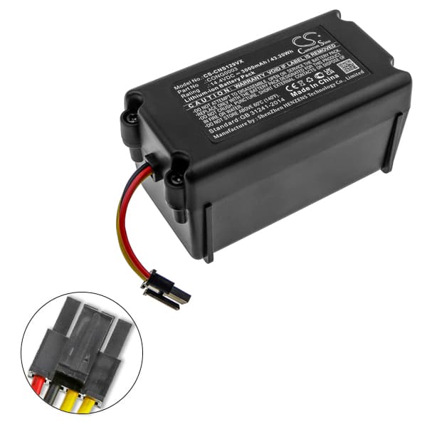 NX - Batterie aspirateur compatible Proscenic 14.4V 3000mAh