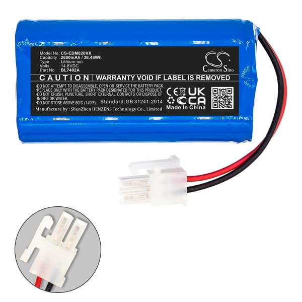 NX - Batterie aspirateur compatible Ecovacs 14.8V 2600mAh