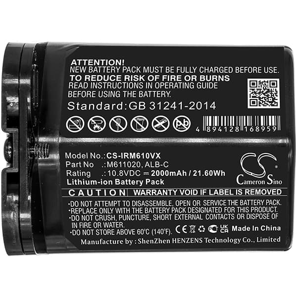 NX - Batterie aspirateur compatible iRobot 10.8V 2000mAh
