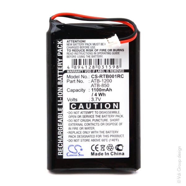 NX - Batterie télécommande universelle 3.7V 1100mAh