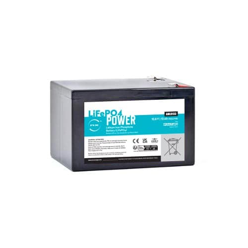 NX - Batterie Lithium Fer Phosphate NX LiFePO4 POWER UN38.3 (153.6Wh) 12.8V 12Ah F6.35