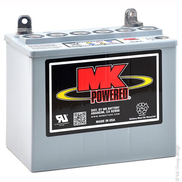 MK Powered - Batterie plomb etanche gel MK MU-1 SLD G 12V 31Ah M5-M