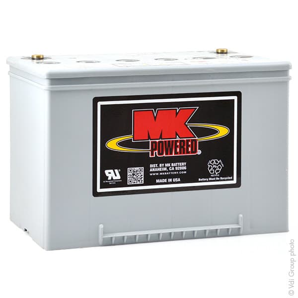 MK Powered - Batterie plomb etanche gel M34 SLDG 12V 60Ah