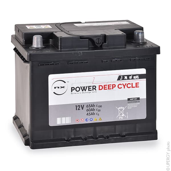 NX - Batterie traction NX Power Deep Cycle 12V 60Ah Auto